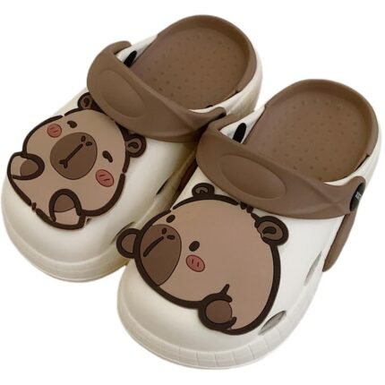 XIXITIAO Funny Toddler Animal Sandals Cute Capybara Clogs for Kids Indoor Outdoor Slides for Boys&Girls